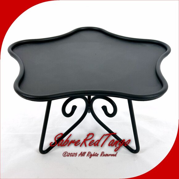 Longaberger 2001 Christmas Red Shining Star Basket Liner Protector Dish Stand - Picture 4 of 10